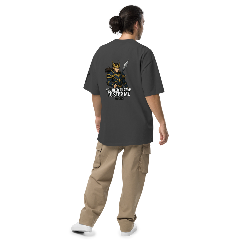 Oversized faded t-shirt zilong