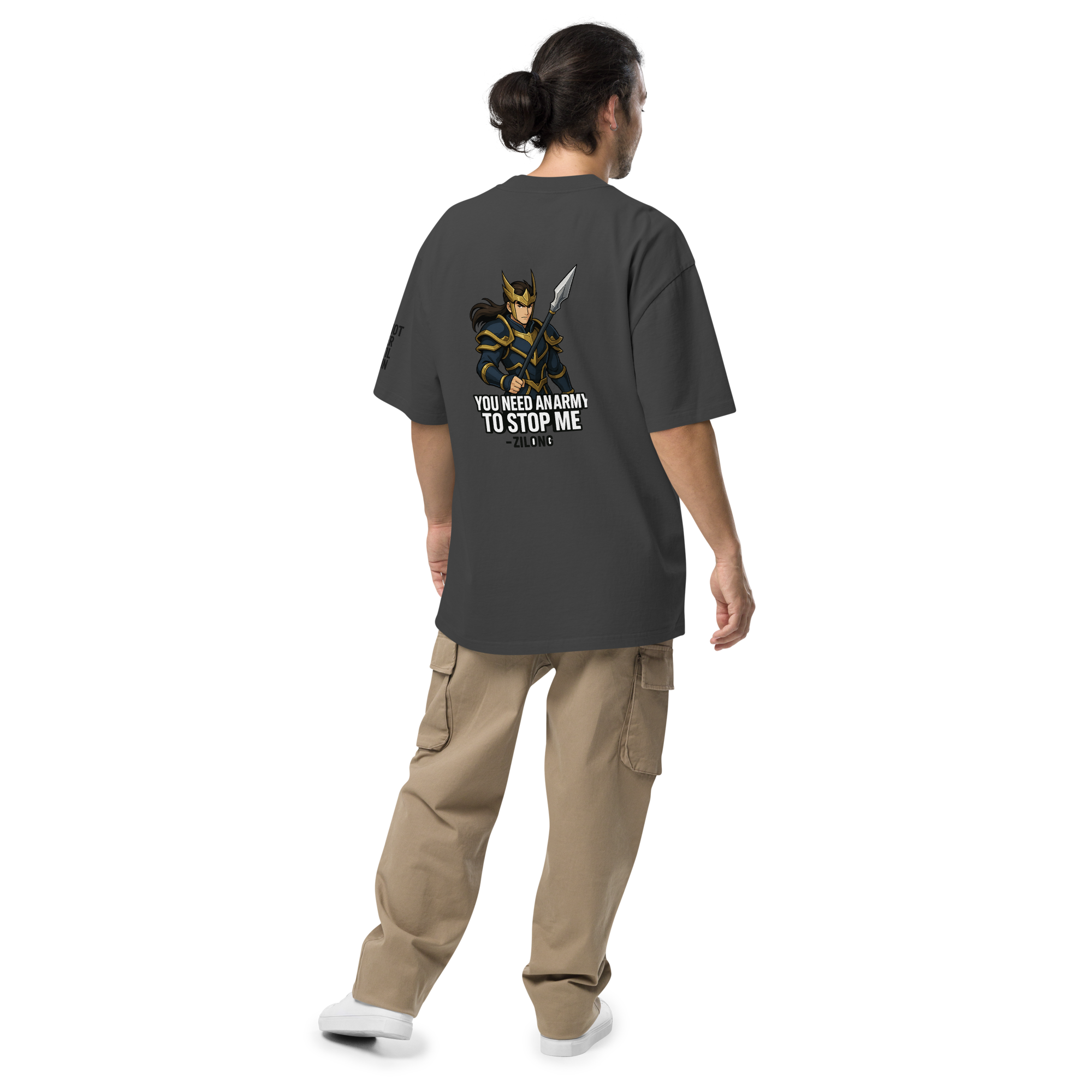 Oversized faded t-shirt zilong