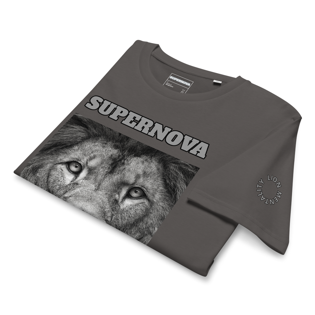 SUPER NOVA LION Unisex organic mid-light t-shirt