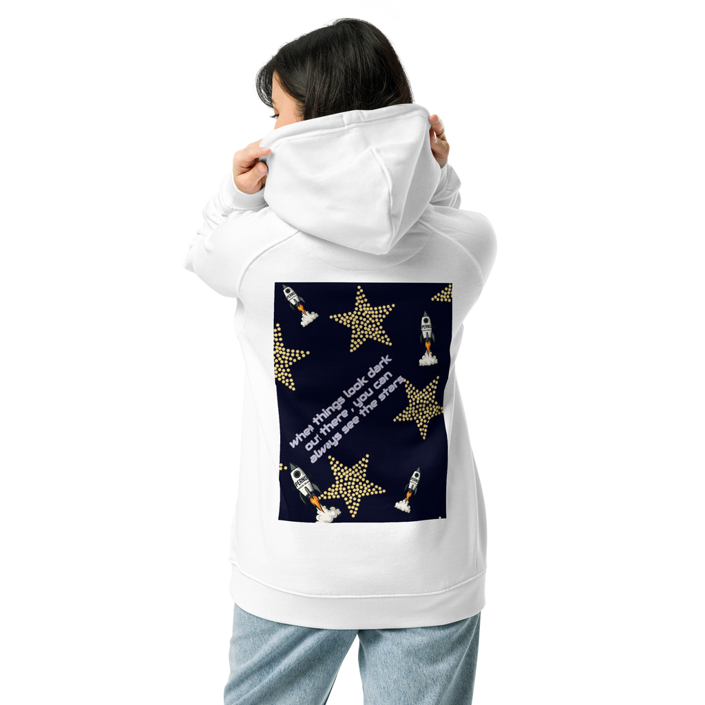 Unisex eco raglan hoodie